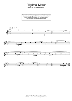 Pilgrims' March von Richard Wagner (Download) 