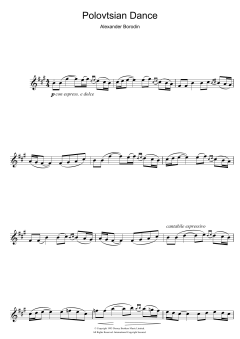 Polovtsian Dance von Alexander Borodin (Download) 
