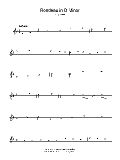 Rondeau in D Minor von Henry Purcell (Download) 