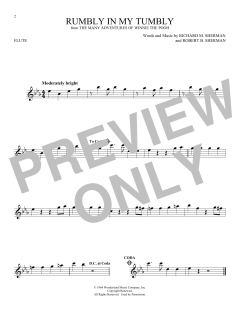 Rumbly In My Tumbly von Robert Bernard Sherman (Download) 