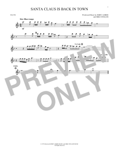 Santa Claus Is Back In Town von Elvis Presley (Download) 