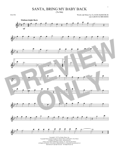 Santa, Bring My Baby Back von Elvis Presley (Download) 