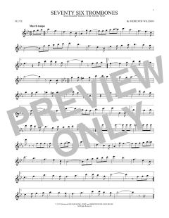 Seventy Six Trombones von Meredith Willson (Download) 