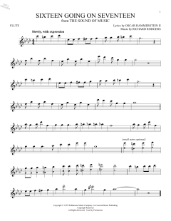 Sixteen Going On Seventeen von Richard Rodgers (Download) 