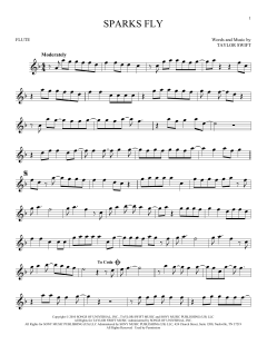 Sparks Fly von Taylor Swift (Download) 