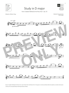 Study in D major (Download) 