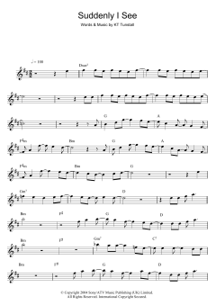 Suddenly I See (Download) 