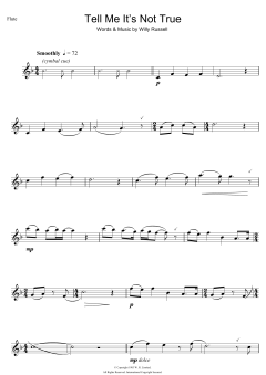 Tell Me It's Not True von Willy Russell (Download) 