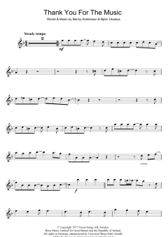 Thank You For The Music von ABBA (Download) 