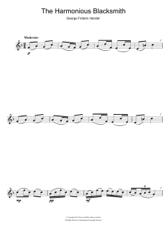 The Harmonious Blacksmith von Georg Friedrich Händel (Download) 