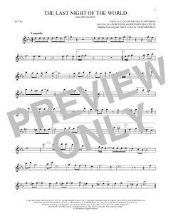 The Last Night Of The World von Alain Boublil (Download) 