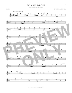 To A Wild Rose, Op. 51, No. 1 (Download) 