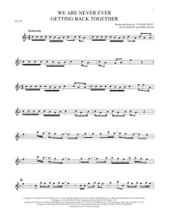 We Are Never Ever Getting Back Together von Taylor Swift (Download) 