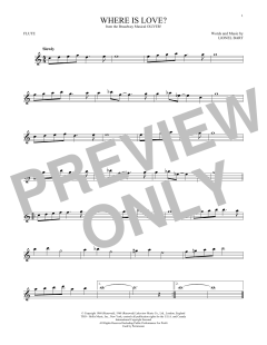 Where Is Love? von Lionel Bart (Download) 