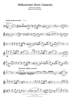 Willkommen von Fred Ebb (Download) 