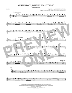 Yesterday, When I Was Young von Roy Clark (Download) 