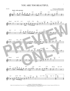 You Are Too Beautiful von Richard Rodgers (Download) 