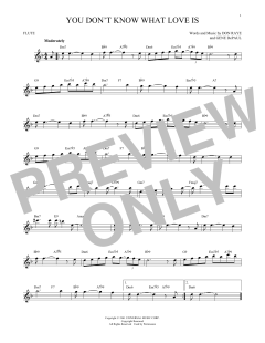 You Don't Know What Love Is von Carol Bruce (Download) 