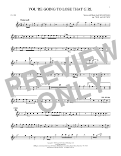 You're Going To Lose That Girl von The Beatles (Download) 