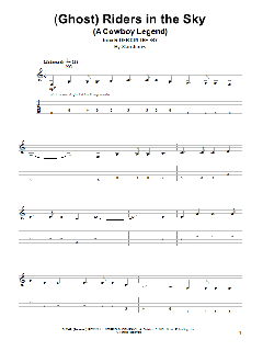 (Ghost) Riders In The Sky von Johnny Cash (Download) 