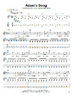 Adam's Song von Blink 182 (Download) 
