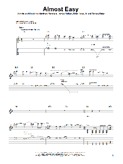 Almost Easy von Avenged Sevenfold (Download) 