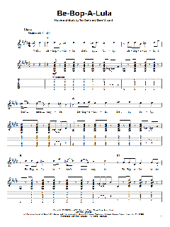 Be-Bop-A-Lula von Gene Vincent (Download) 