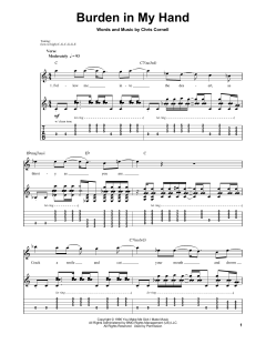 Burden In My Hand von Soundgarden (Download) 