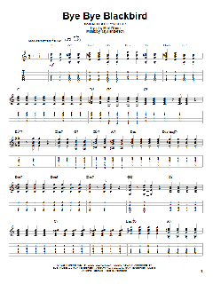 Bye Bye Blackbird von Mort Dixon (Download) 