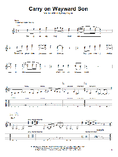 Carry On Wayward Son von Kansas (Download) 