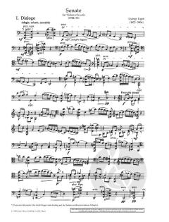 Sonate von György Ligety 