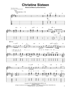 Christine Sixteen von Kiss (Download) 