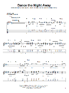 Dance The Night Away von Van Halen (Download) 