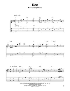 Dee von Randy Rhoads (Download) 