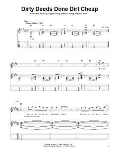 Dirty Deeds Done Dirt Cheap von Angus Young (Download) 