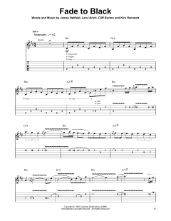 Fade To Black von Metallica (Download) 