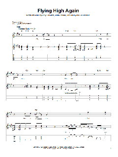 Flying High Again von Ozzy Osbourne (Download) 