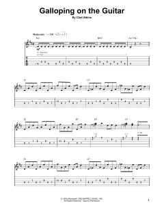 Galloping On The Guitar von Chet Atkins (Download) 