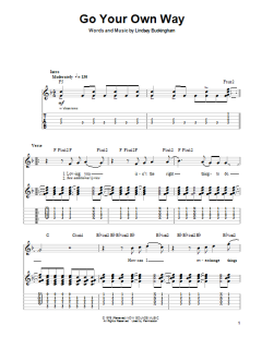 Go Your Own Way von Fleetwood Mac (Download) 