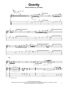 Gravity von John Mayer (Download) 