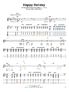 Happy Holiday von Irving Berlin (Download) 