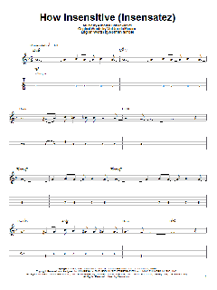 How Insensitive von Antonio Carlos Jobim (Download) 