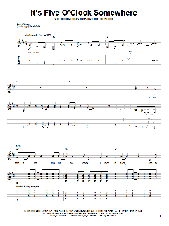 It's Five O'Clock Somewhere von Alan Jackson (Download) 