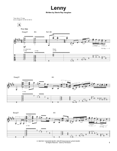 Lenny von Stevie Ray Vaughan (Download) 