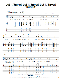 Let It Snow! Let It Snow! Let It Snow! von Sammy Cahn (Download) 