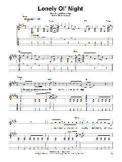 Lonely Ol' Night von John Mellencamp (Download) 