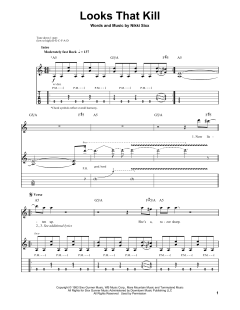 Looks That Kill von Motley Crue (Download) 