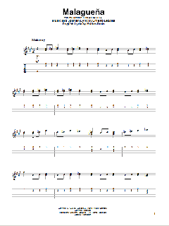 Malaguena von Ernesto Lecuona Casado (Download) 