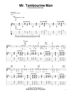 Mr. Tambourine Man von Bob Dylan (Download) 