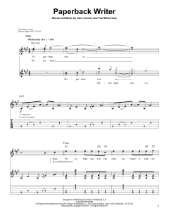 Paperback Writer von The Beatles (Download) 